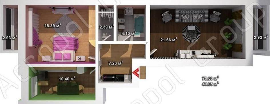 Шикарная 2К Квартира Центральный Парк Университет 70М Irpiny Kültér fotó